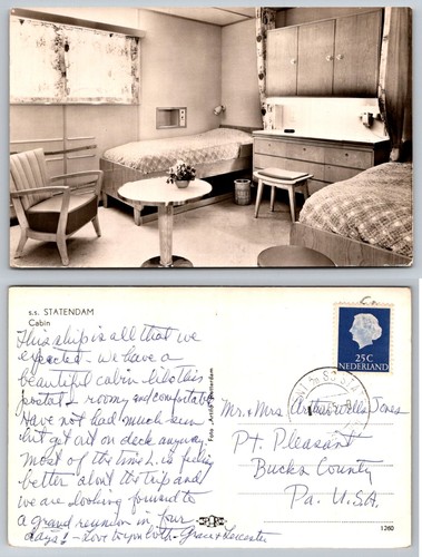 Statendam ship cabin - ss,