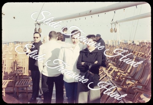 Statendam ship deck - ship, chairs