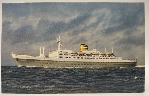 Statendam vintage postcard - ss,